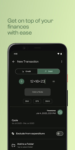 Screenshot: Get on top of your finances with ease
